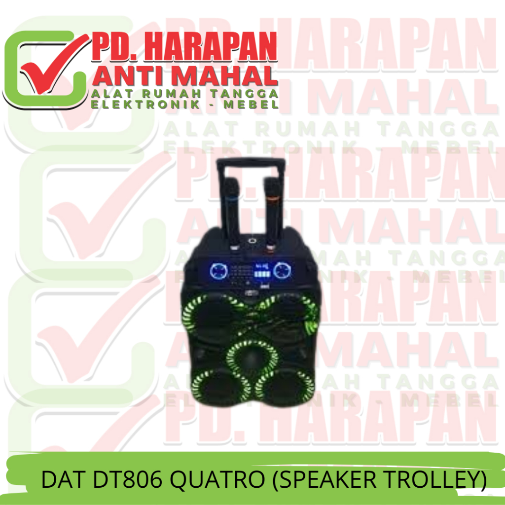 DAT DT806 QUATRO (SPEAKER TROLLEY)/SPEAKER MEETING/SPEAKER 15INCH