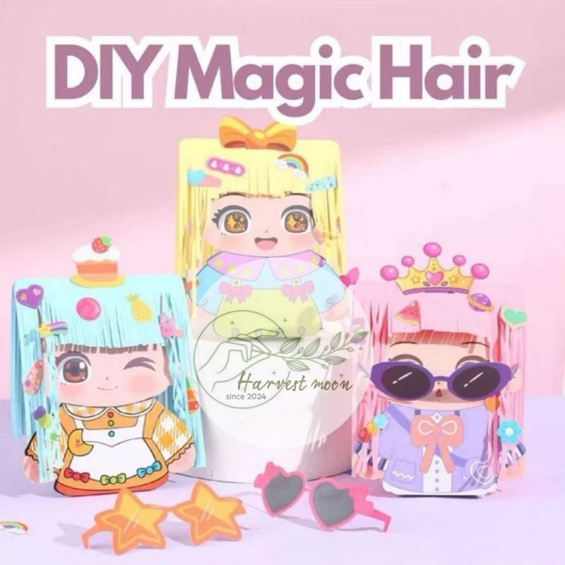 

DIY GUNTING RAMBUT PUTRI CANTIK ( DIY DOLL MAGIC HAIR)