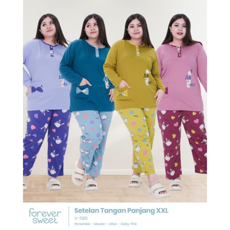 FOREVER - SETELAN LENGAN PANJANG XXL JUMBO (PP)