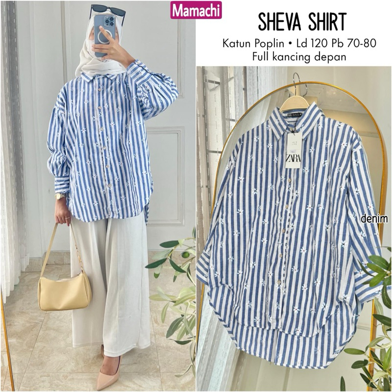 sheva shirt // tunik katun poplin jumbo