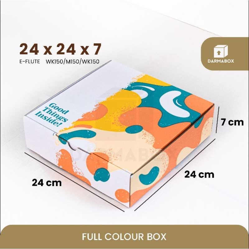 

Box Top Lock Full Colour Kardus Kaos/Baju 1 Set/Box Cokies/Toples/Sprei/Cake/Gift Box