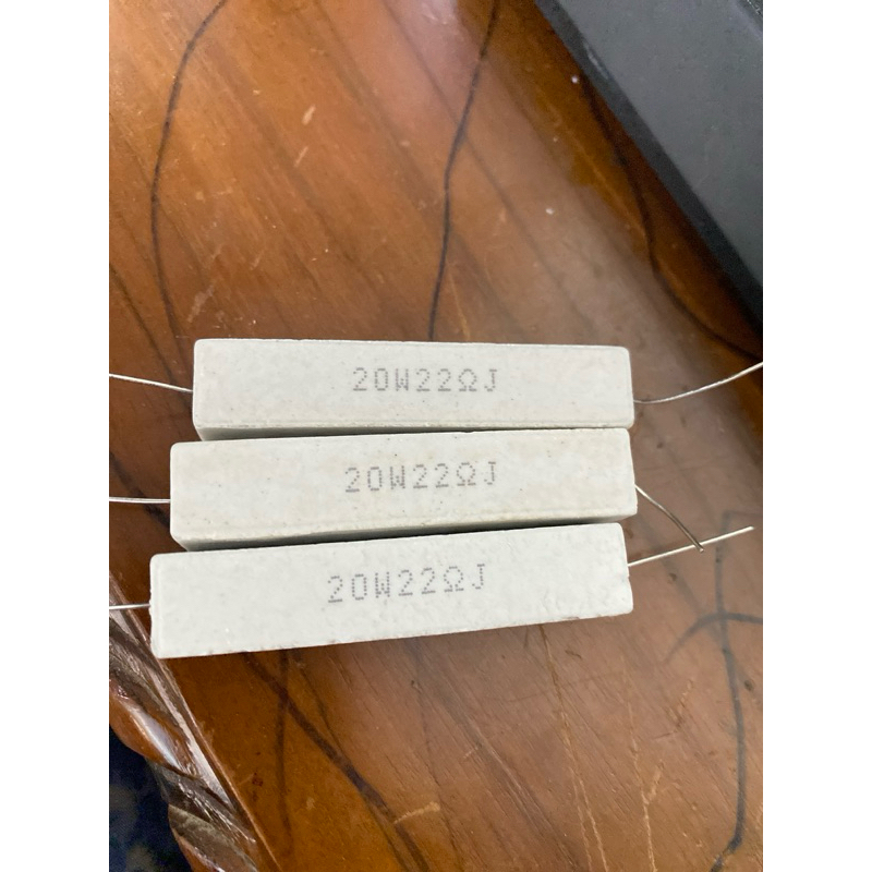 Resistor Kapur 20w 22ohm original Murah Bagus Resistor 20 watt 22 ohm