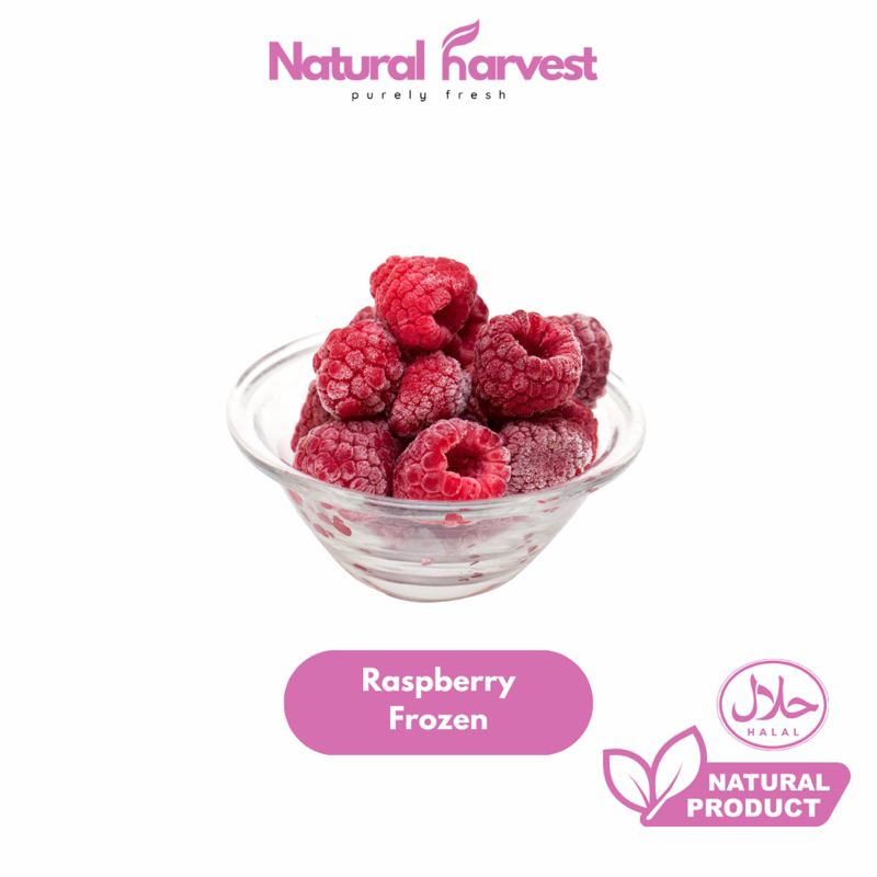 

Raspberry Frozen 500gr | NaturalHarvest!