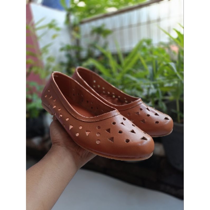 SEPATU BALET WANITA | Sepatu balet kulit | sepatu wanita