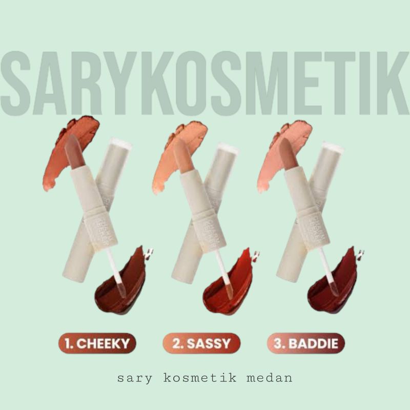 cek harga grosir - MADAME GIE CHARMSEEKER OMBRE LIPS 2IN1 - LIPCREAM MATTE 2IN1