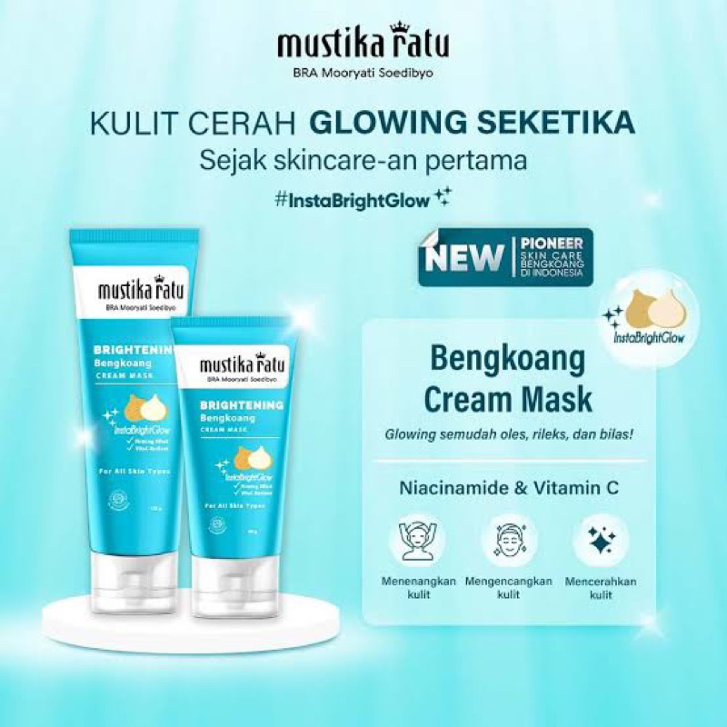 MUSTIKARATU BRIGTENING BENGKOANG CREAM MASK
