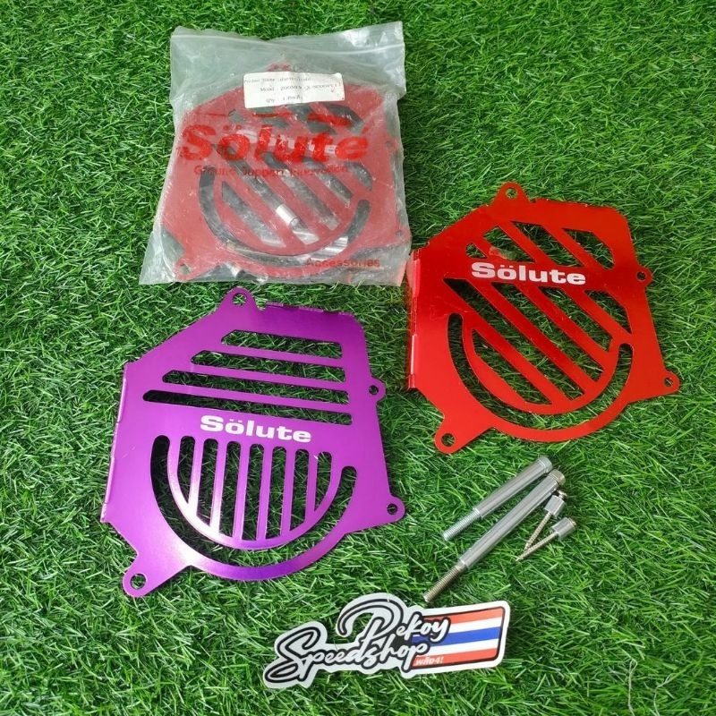 Plat cover kipas icon solute  beat karbu dan Scoopy fi  dan karbu Made solute Thailand