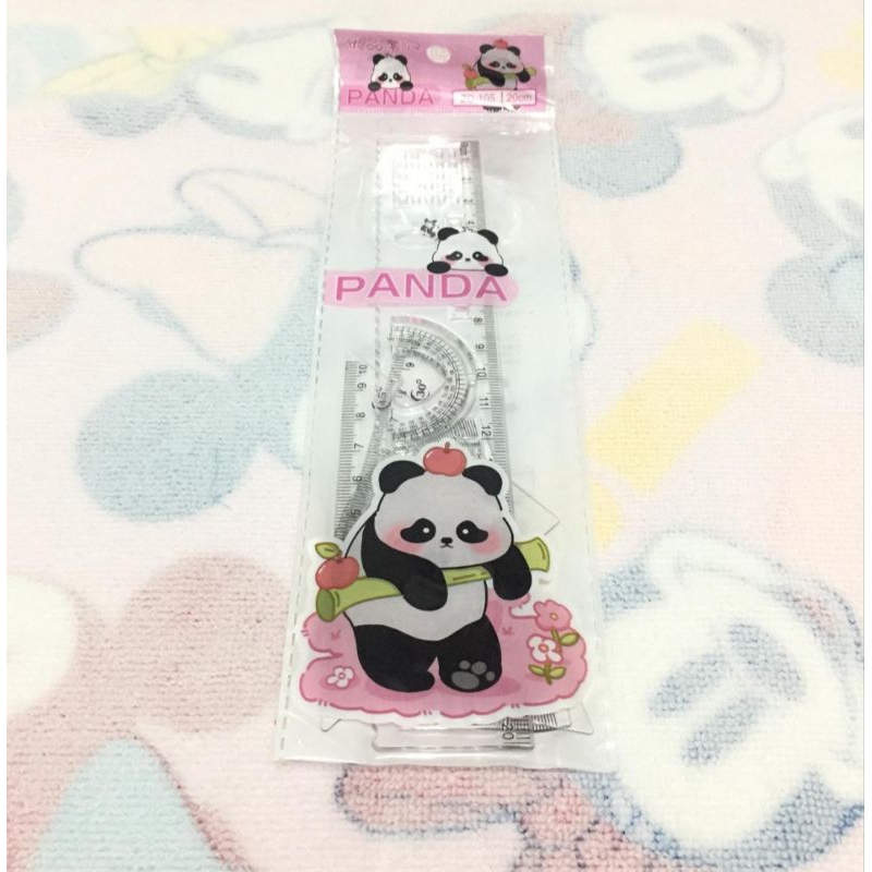 

Penggaris Set Lengkap Panda 4 in 1/ Segitiga Busur Mistar 1 Set