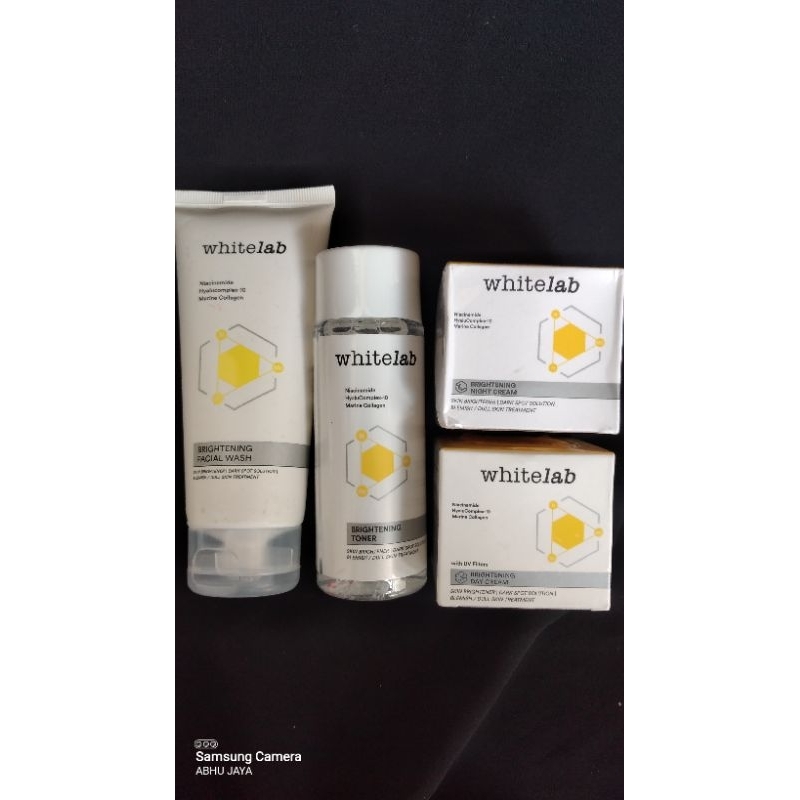 whitelab skincare 1paket tanpa serum 4 in 1
