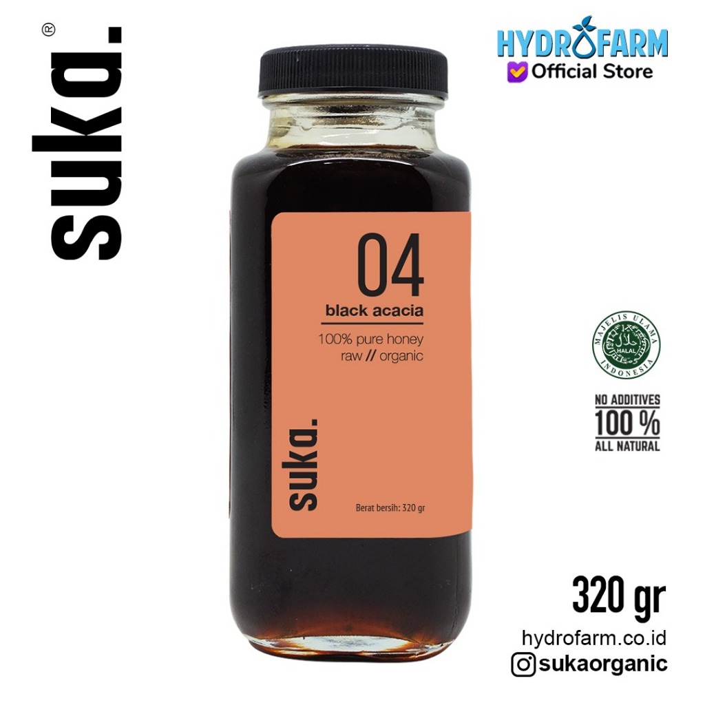 

Suka - Black Acacia Honey / Madu Akasia Asli Organik (320gr)