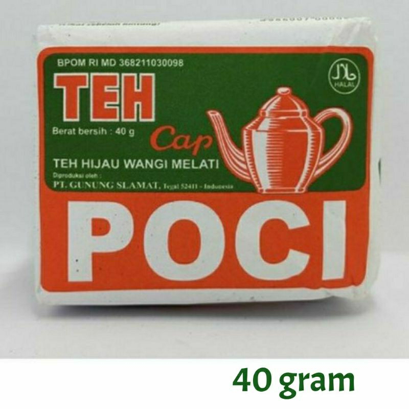 

Teh Poci Hijau 40 gram Teh Seduh Wangi Melati