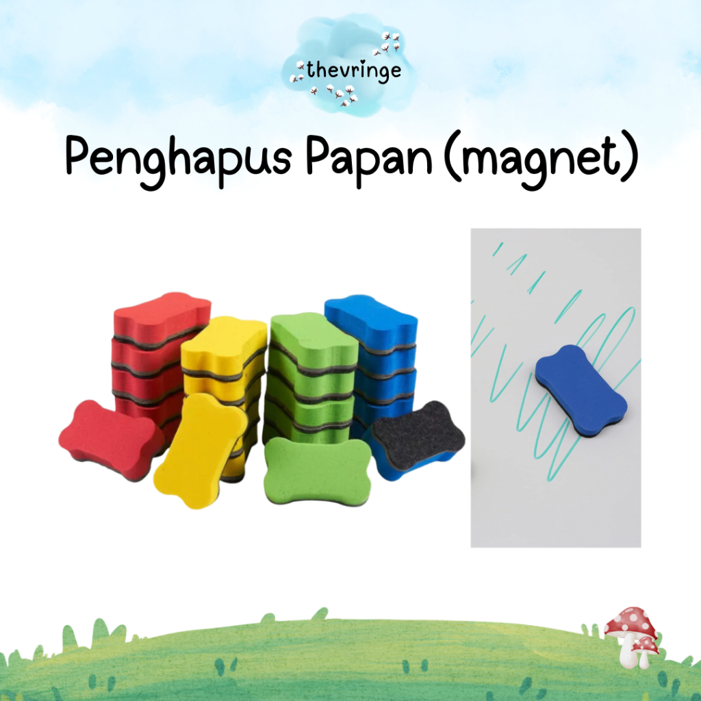 

Magnetic Whiteboard Eraser Penghapus Papan Tulis Magnet blackboard eraser