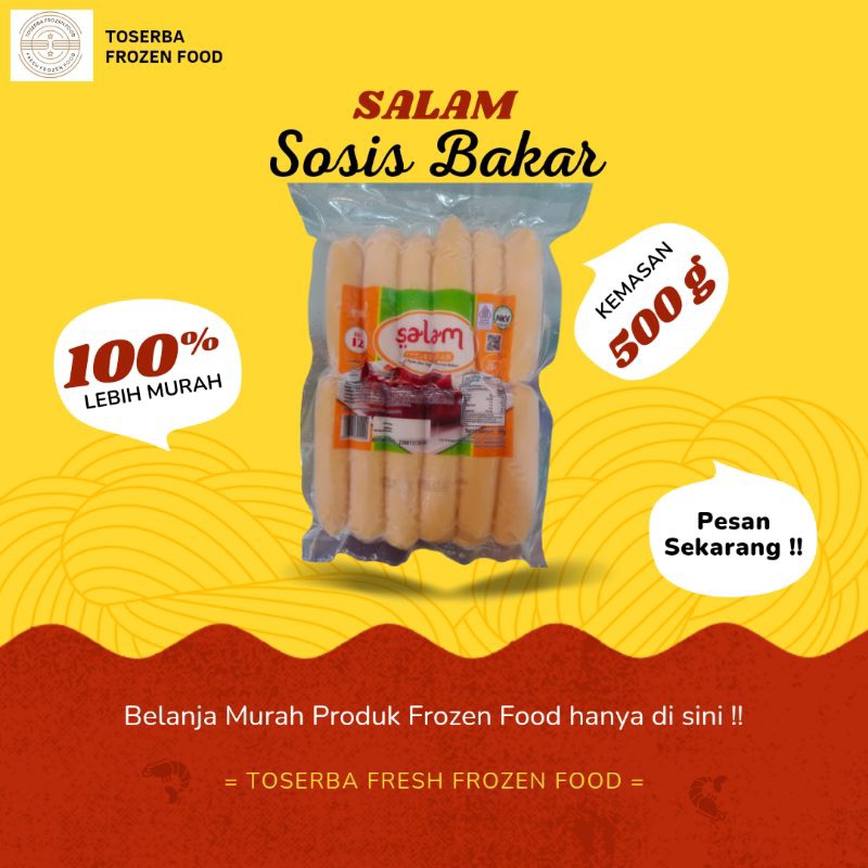 

SALAM Sosis Bakar 500g isi 12 pcs