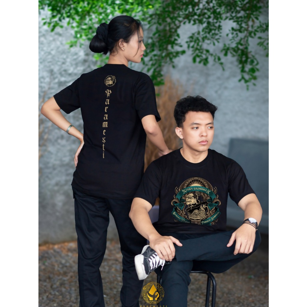 Kaos Budaya Jawa Paramesti Wayang Bagong Lengan Pendek