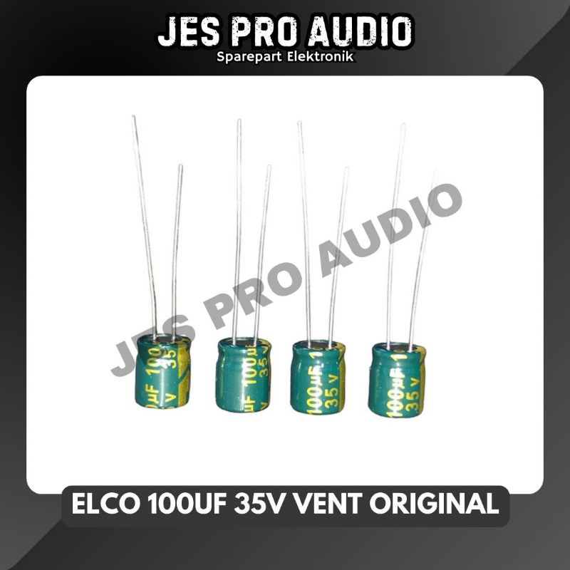 ELCO 100UF 35V VENT ORIGINAL
