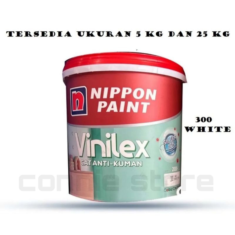 Vinilex Silver Ion Cat tembok 5kg 300 White Anti kuman