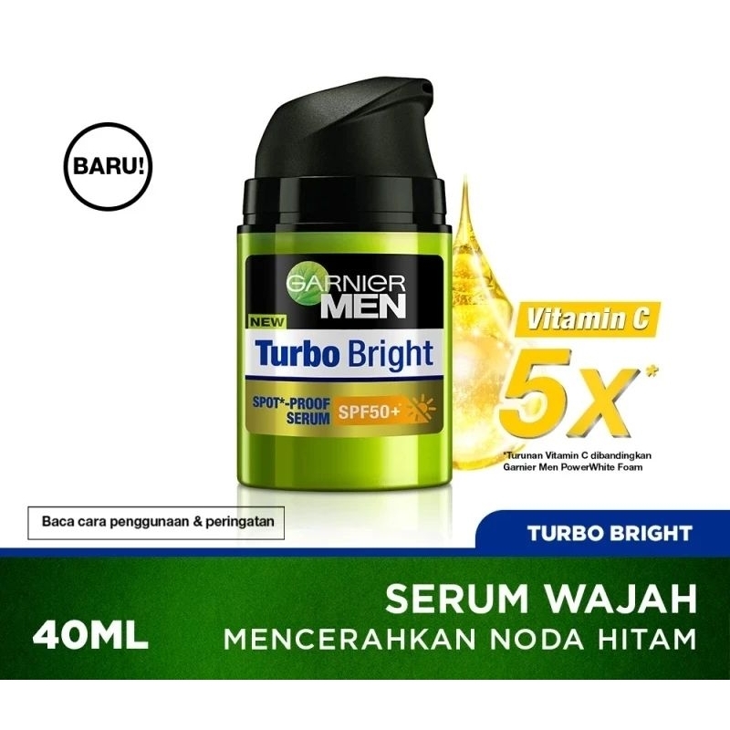 Garnier Men Turbo Bright Spot-proof Serum SPF50+ 40ml
