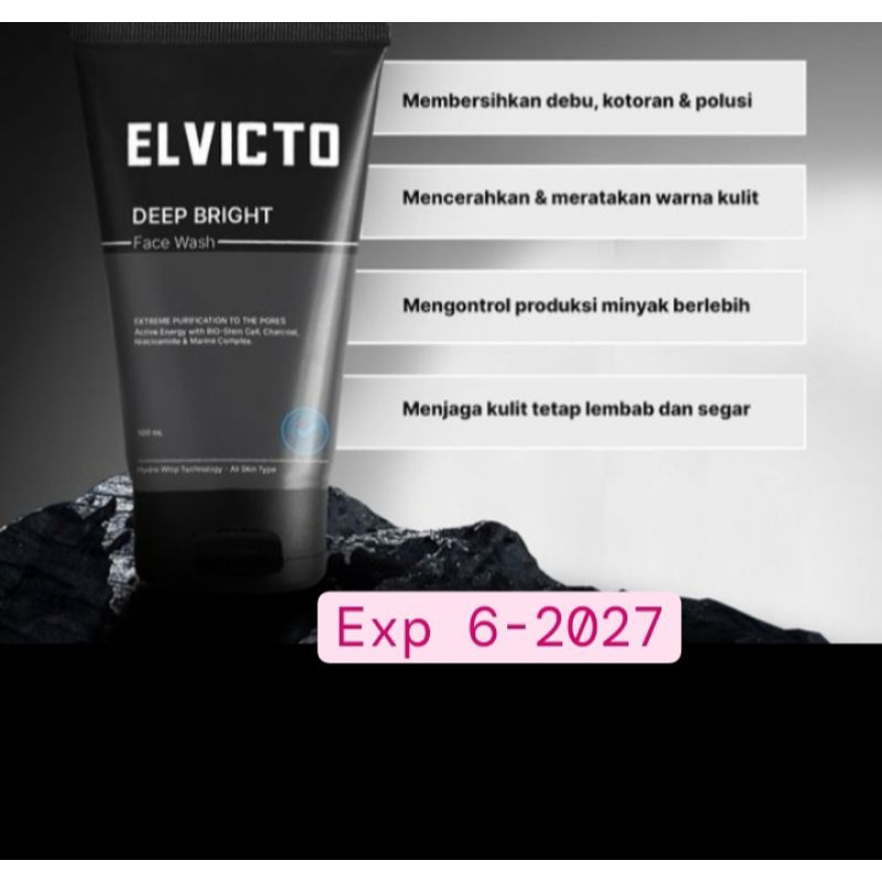 ELVICTO FACE WASH /ELVICTO FACIAL WASH / ELVICTO PEMBERSIH WAJAH