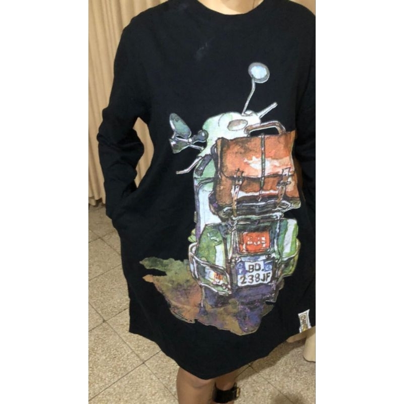 vespa tunik - kaos santai - kaos wanita -