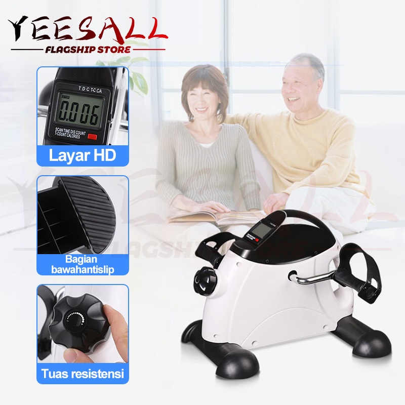 Sepeda Terapi Statis/ Mini Exercise Bike Elektric / Sepeda Statis Litrik mini/ Mini Exercise Bike /S