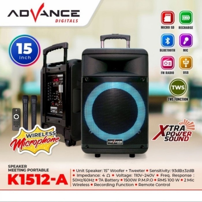 Speaker Advance K1512A / K-1512A meeting 15" inch