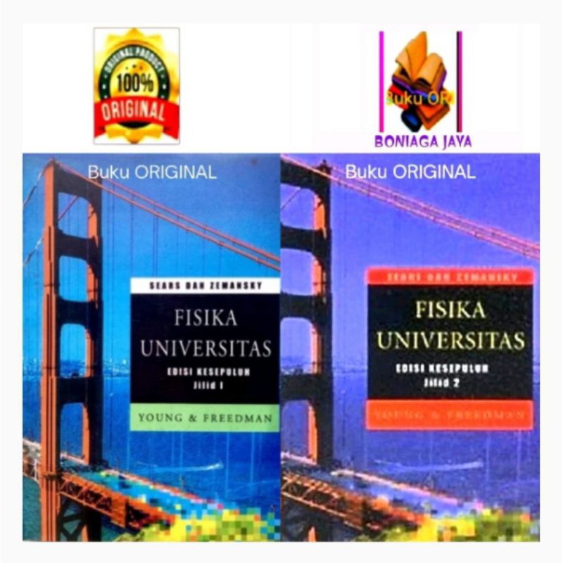 {Original}  Fisika Universitas Edisi 10 Jilid 1 & 2 - Young Freedman