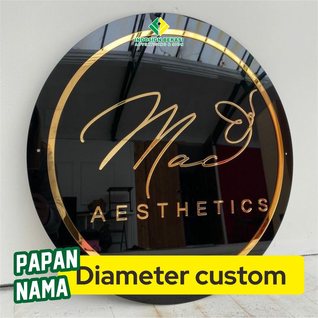 

Papan nama akrilik custom