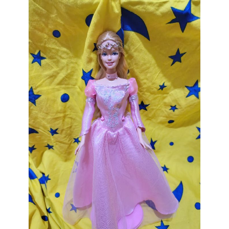 preloved barbie movie odette swanlake fantasy tale pink gown ver+ adm