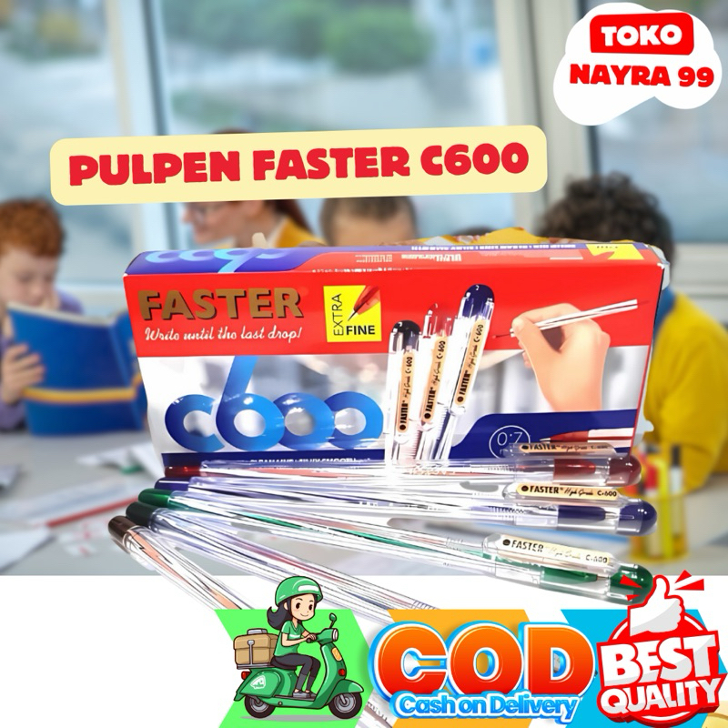 

pulpen faster c600 warna hitam