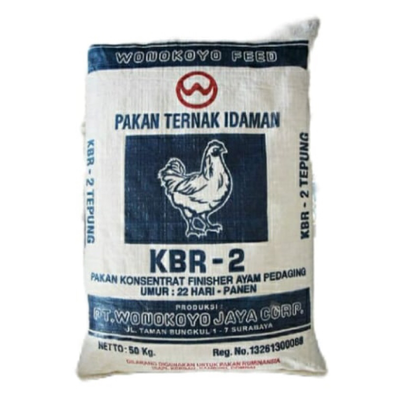 Konsentrat Ayam Pedaging KBR - 2 Wonokoyo Pakan Konsentrat Ayam Pedaging