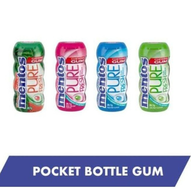 

Mentos Chewing Gum Pocket Bottle 29,7g Sugar Free