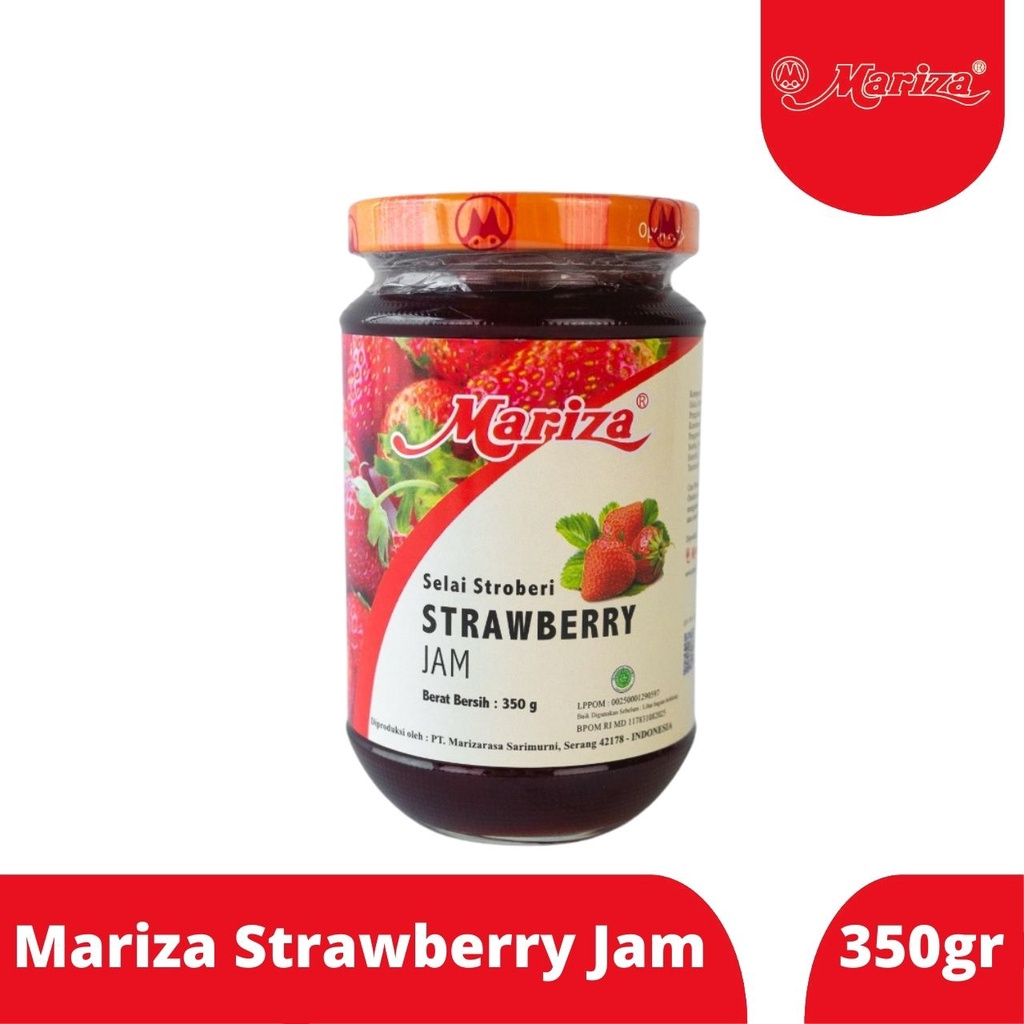 

JMN-208 MARIZA STRAWBERRY JAM 350 GR| SELAI STRAWBERRY