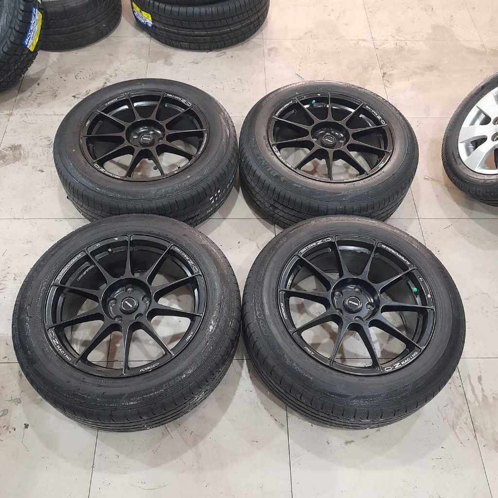 Velg Mobil Bekas Racing JDM O'Z Ring 18 Lebar 8,5 Et40 Pcd 5x114,3 Plus Ban 235/60 R18