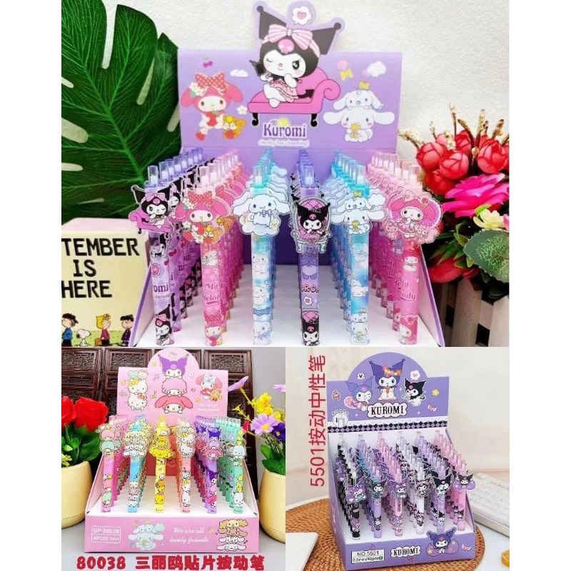 

Pulpen gel | boilpoin motif boneka sanrio per2 pcs
