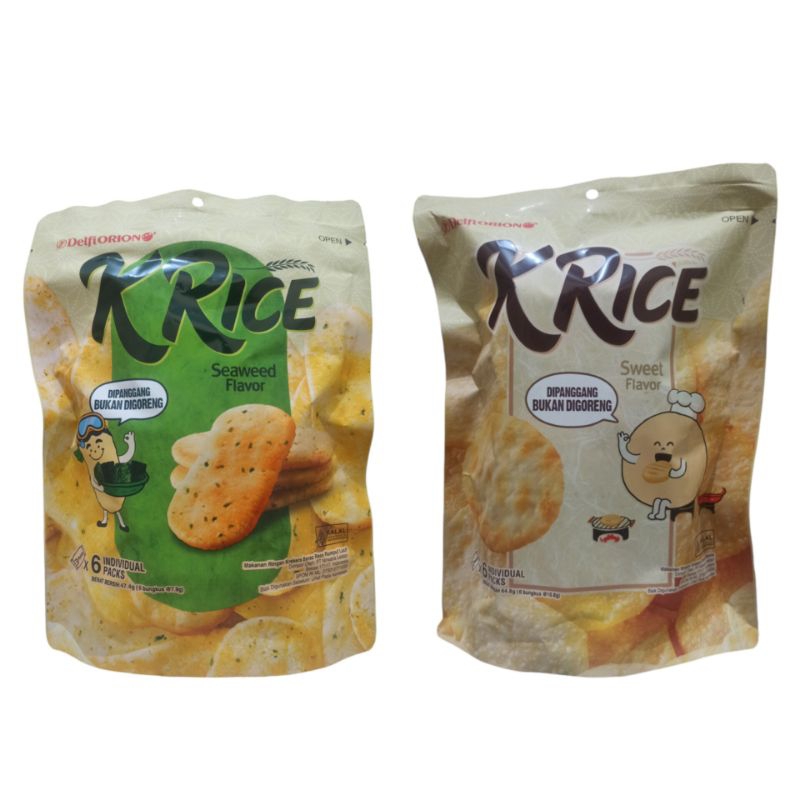 

K'RICE CRACKERS MAKANAN RINGAN ISI 6pcs