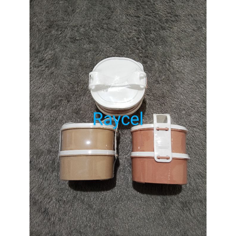 Rantang Susun / Rantang Susun 2 Plastik / Rantang Susun 2 Bulat