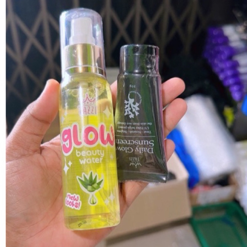 TAZZI ~ BEAUTY WATER GLOW DAN DAILY SUNCREEN GLOW TAZZI