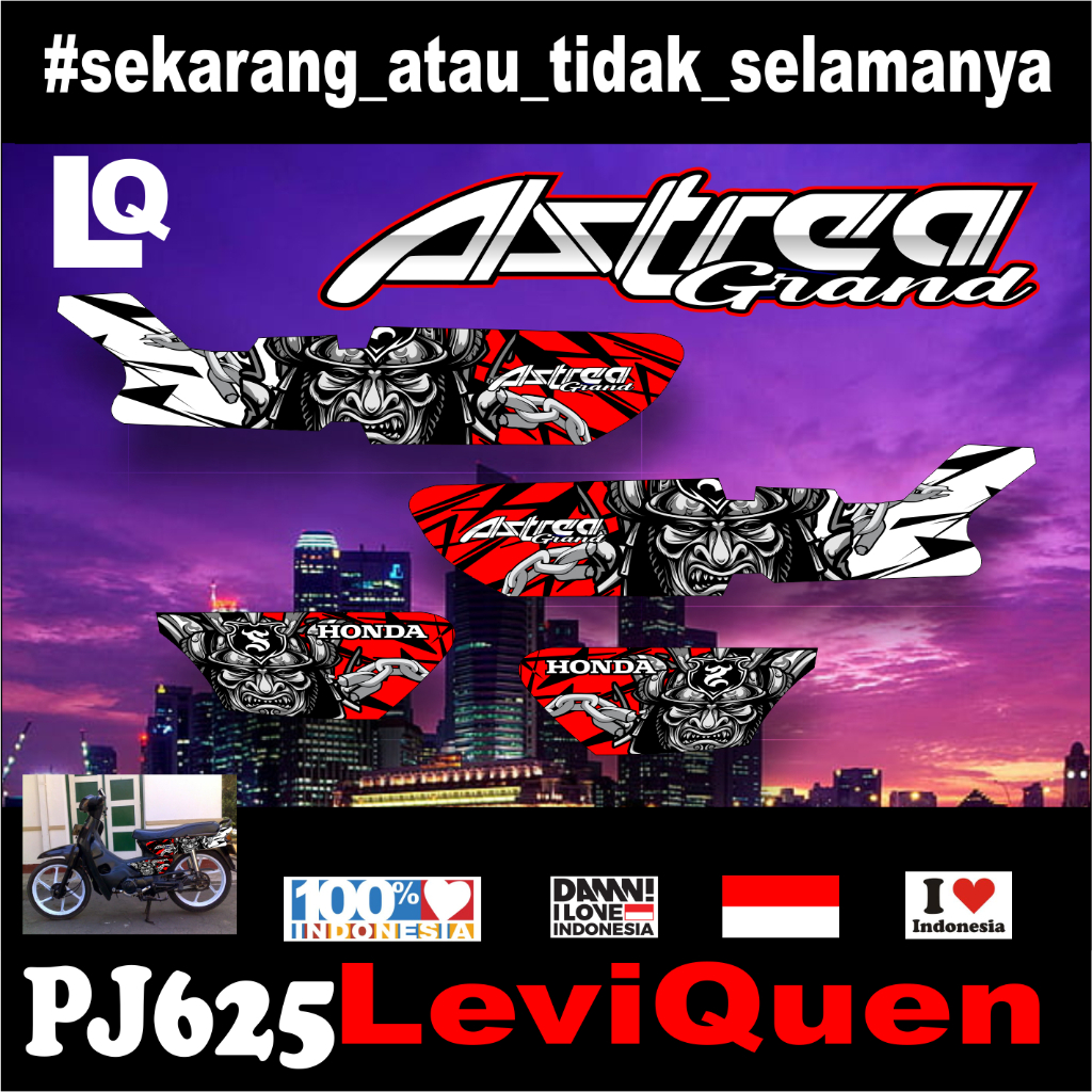 Stiker Striping Astrea Grand Variasi | Stiker Astrea Grand | (pj265) Sticker Astrea Variasi