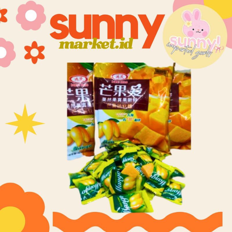 

SUNNYMARKET - PERMEN JELLY JELI PERMEN LUNAK RASA MANGGA HONGMAO HONG MAO MANGO JELLY MANISAN BUAH MANGGA 340GR