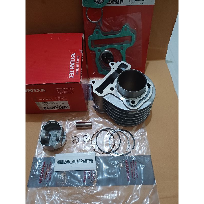 Blok seher K44 komplit topset Honda Beat pop/Beat esp/Beat fi esp/Scoopy fi esp stater halus Kualita