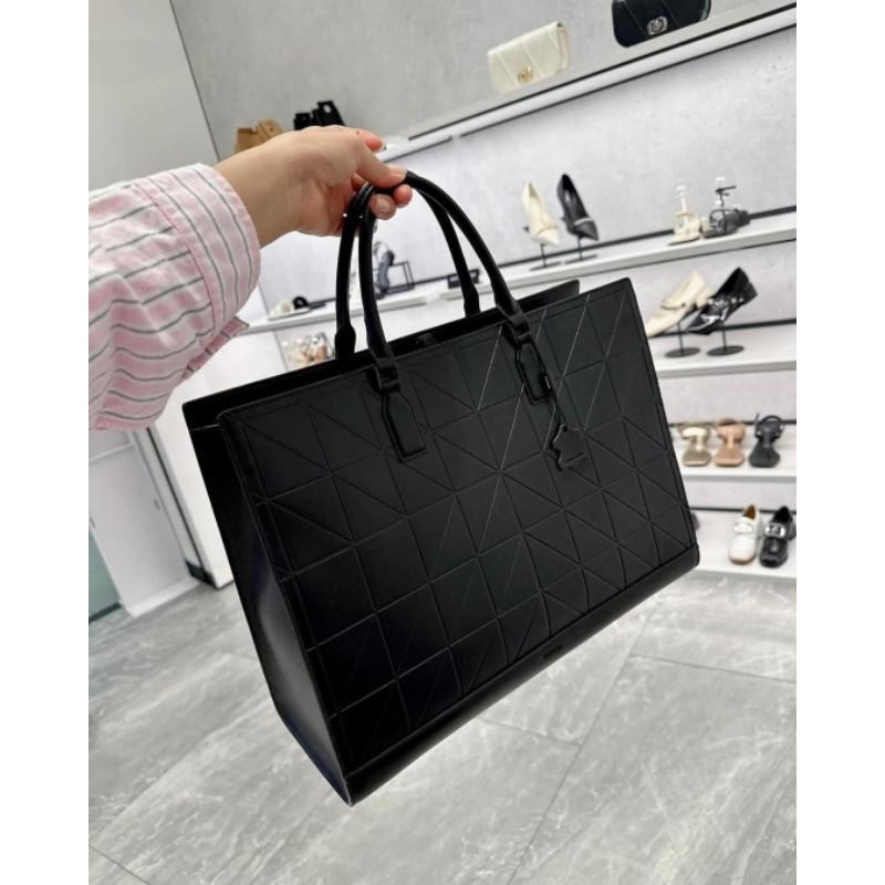 PDRO Studio Leather Pixel Tote Bag
