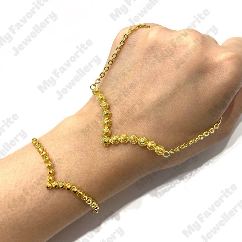 Gelang dan Kalung Aurel Merica Emas Asli Kadar 700