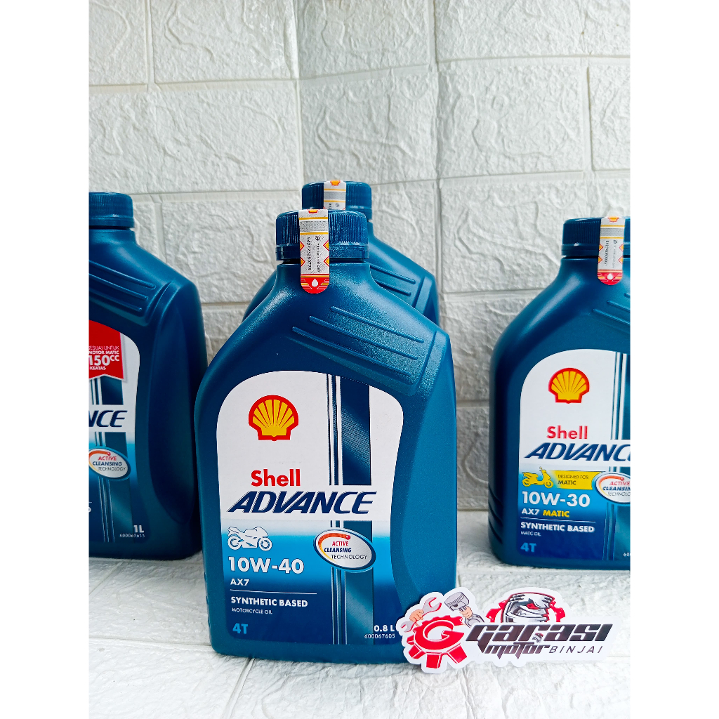 OLI SHELL ADVANCE AX7 MATIC DAN NON MATIC ORIGINAL 100%