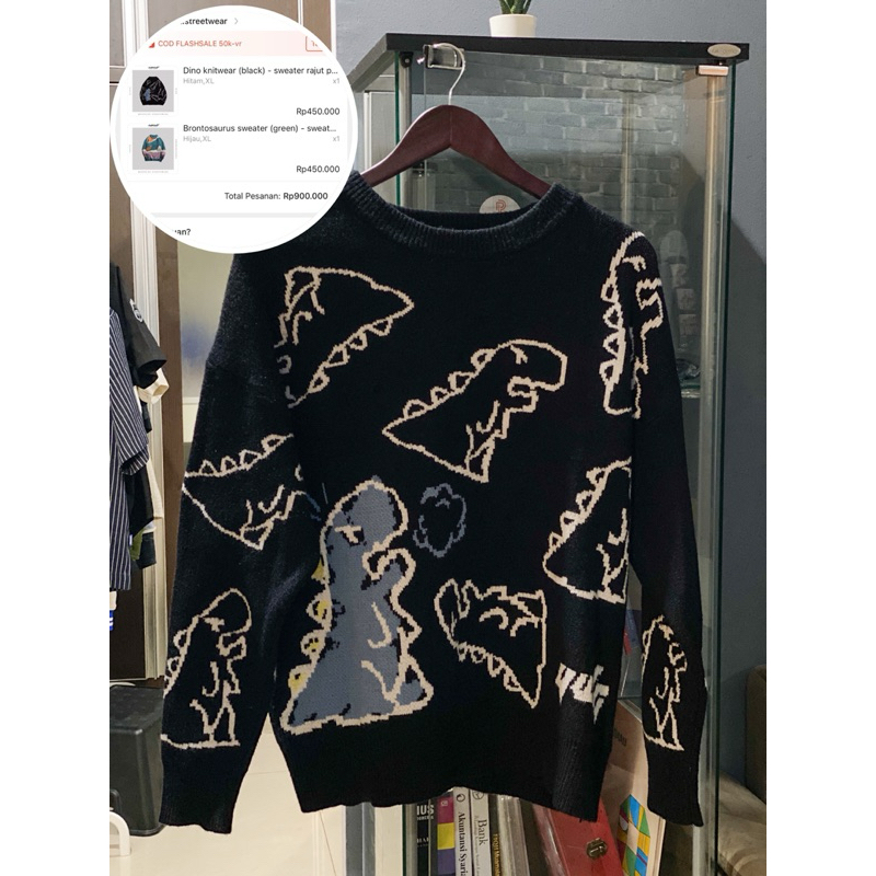 Onpoint Streetwear dino hitam