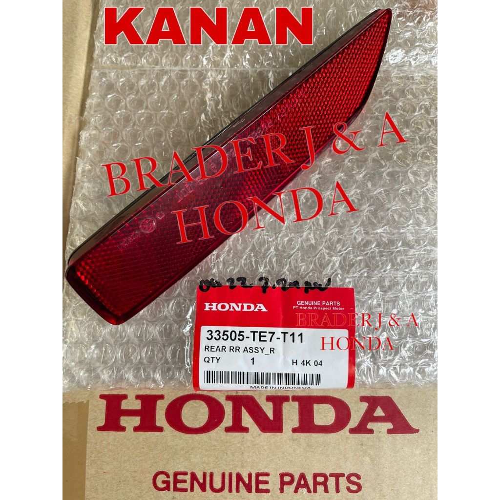 MATA KUCING REFLECTOR BEMPER BELAKANG MOBILIO TYPE E RS BRV GEN 1 2 DG1 DG3 2014 2015 2016 2017 2018