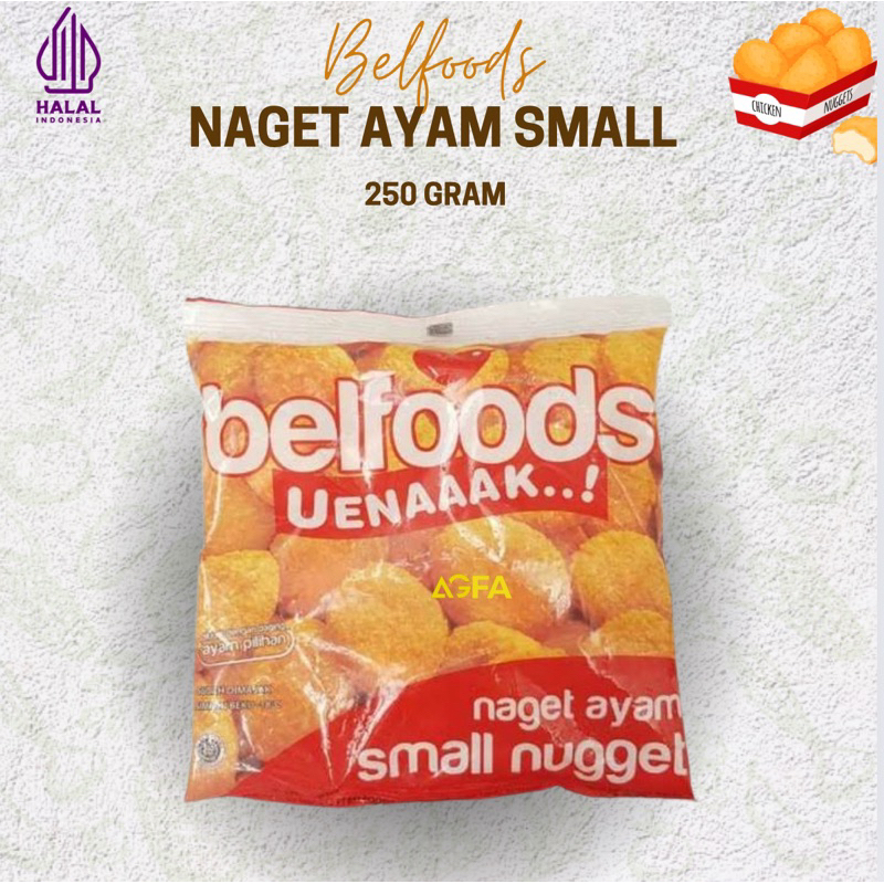 

Belfood Nugget 250gram / Belfoods Naget Ayam / Chicken Nugget Ceria