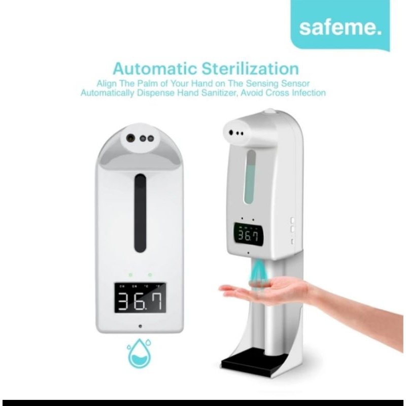 Thermometer Dispenser Hand Sanitizer K10 Pro Intelligent Sensor Soap dispenser