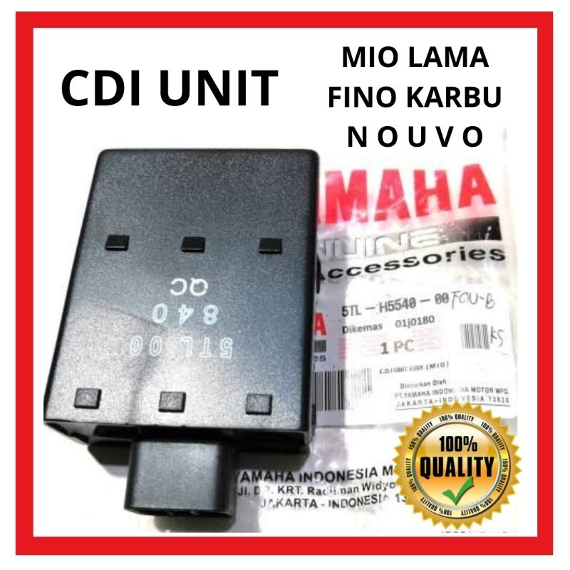 ORIGINAL YGP CDI ECU Motor Yamaha Mio Lama Sporty Soul Nouvo Fino Karbu Old