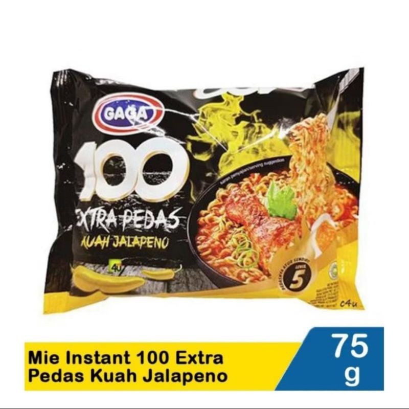 

GAGA 100 EXTRA PEDAS KUAH JALAPENO 75GR