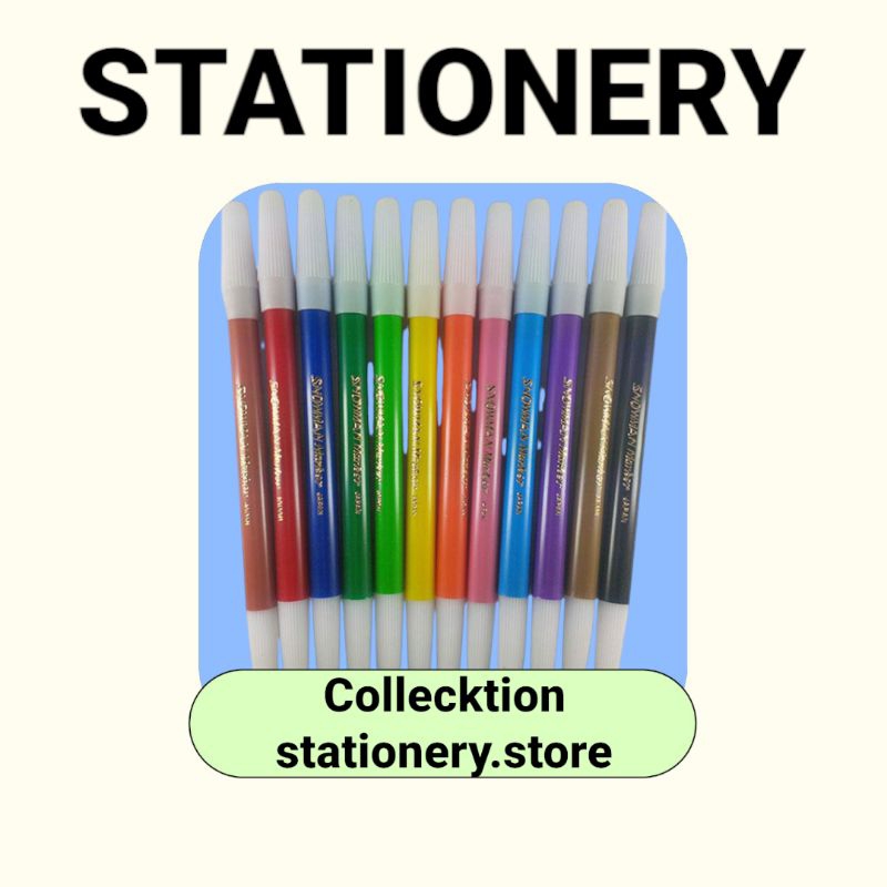 

spidol warna warni snowman 12pcs